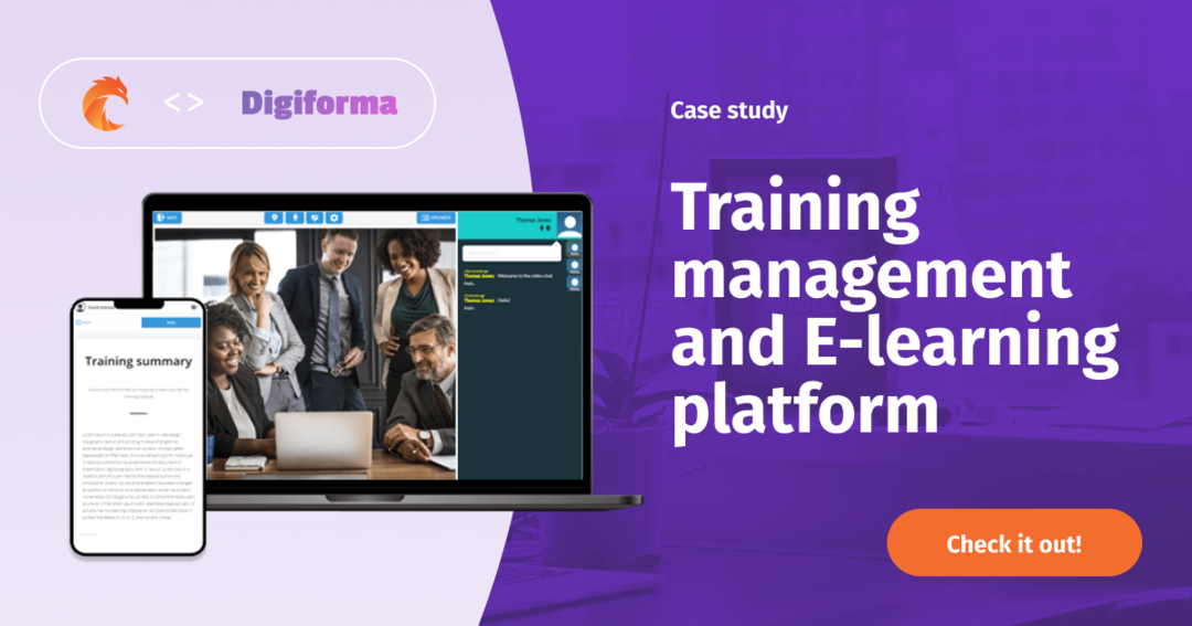 Digiforma training management system LMS case study